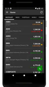 Data Saham Indonesia screenshot