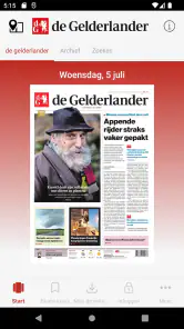 De Gelderlander-Digitale krant screenshot
