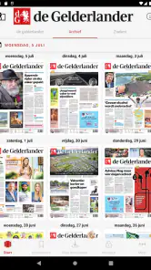 De Gelderlander-Digitale krant screenshot