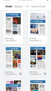 De Limburger Krant screenshot
