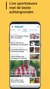 De Telegraaf nieuws-app screenshot