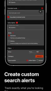 Deals Tracker PRO: eBay Alerts screenshot