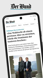 Der Bund Nachrichten screenshot