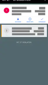 DHL eCommerce voor bezorgers screenshot