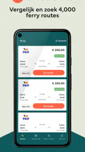 Direct Ferries Veerboottickets screenshot