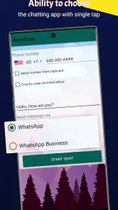 DirectChat-Without save number screenshot