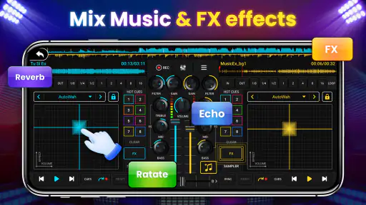 DJ-mixerstudio - DJ-muziekmix screenshot