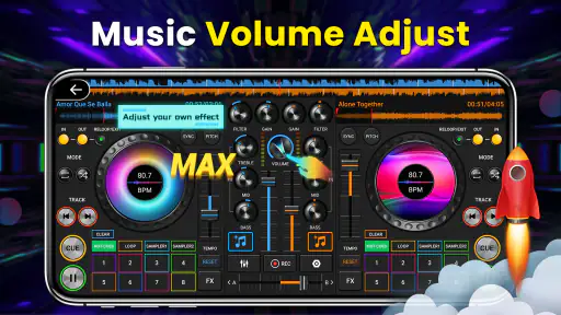 DJ-muziekmixer - 3D DJ-speler screenshot
