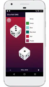 Dobbelsteenworp SNS screenshot