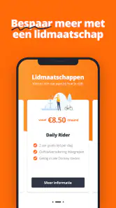 Donkey Republic Bike share screenshot
