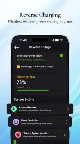 Draadloos omgekeerd opladen screenshot