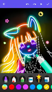 Draw Glow Comics screenshot