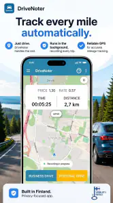 DriveNoter Mileage Tracker screenshot