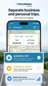 DriveNoter Mileage Tracker screenshot