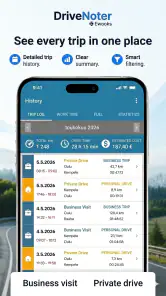 DriveNoter Mileage Tracker screenshot