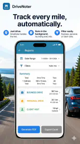 DriveNoter Mileage Tracker screenshot
