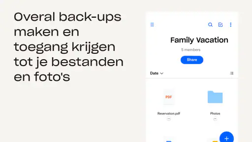 Dropbox: Documenten in Drive screenshot