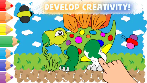 Easy coloring pages for kids screenshot