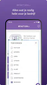 eFaktura.nl - online facturen screenshot