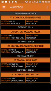Elite Dangerous TradePad Pro screenshot