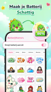 Emoji Battery: Status Bar Icon screenshot