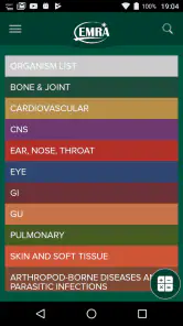 EMRA Antibiotic Guide screenshot