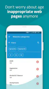 ESET Parental Control screenshot