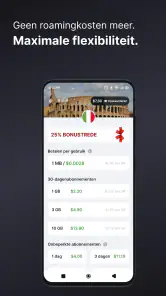 eSIM io: Wereldwijde eSIM screenshot