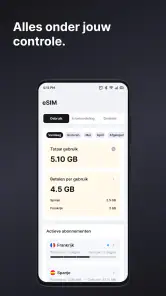 eSIM io: Wereldwijde eSIM screenshot