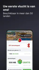 eSIM io: Wereldwijde eSIM screenshot