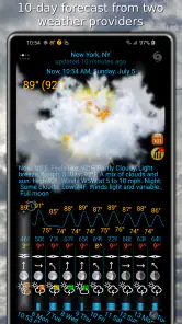 eWeather HDF - weather app screenshot