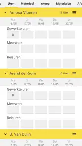 Exact Bouw screenshot