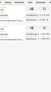 Exact Bouw screenshot