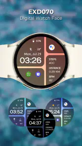 EXD070: Digital Watch Face screenshot
