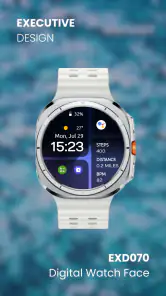 EXD070: Digital Watch Face screenshot