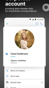 eXpress: Enterprise Messenger screenshot