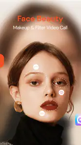 Face beauty voor videocall-app screenshot