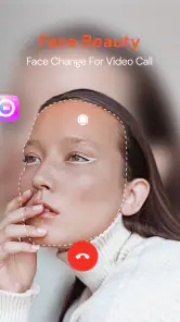 Face beauty voor videocall-app screenshot