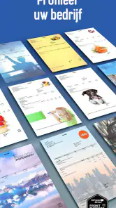Factuur en offerte app screenshot