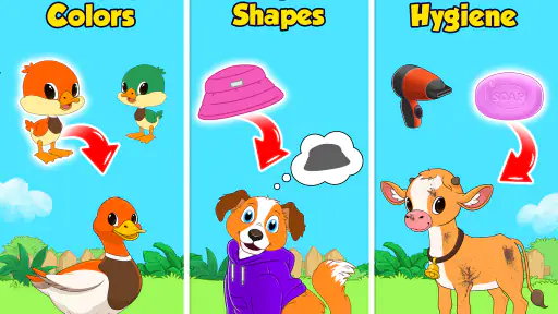 Farm animal games for kids 2-5 screenshot