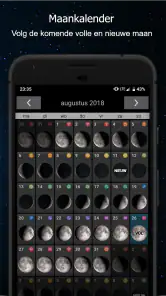 Fases van de maan Pro screenshot