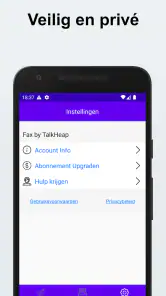 Fax verzenden en ontvangen screenshot