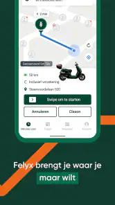 felyx e-moped sharing screenshot