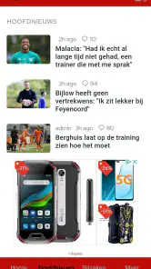 Feyenoord Nieuws - FR12.nl screenshot