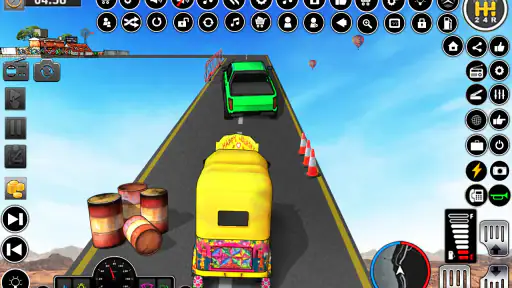 Fiets Rickshaw Driving Games screenshot