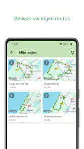 Fietsroutenetwerk screenshot