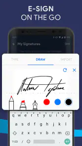 Fill and Sign Easy PDF Editor screenshot