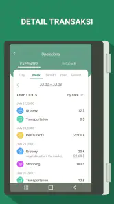 Financieel kosten manager screenshot