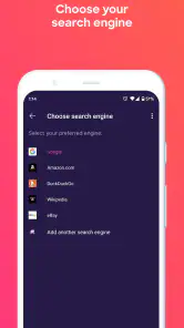 Firefox Focus Browser screenshot