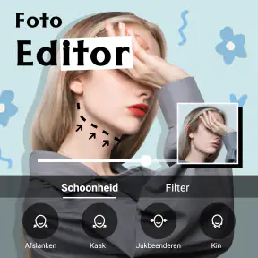 Foto-editor - Gezichtsmake-up screenshot